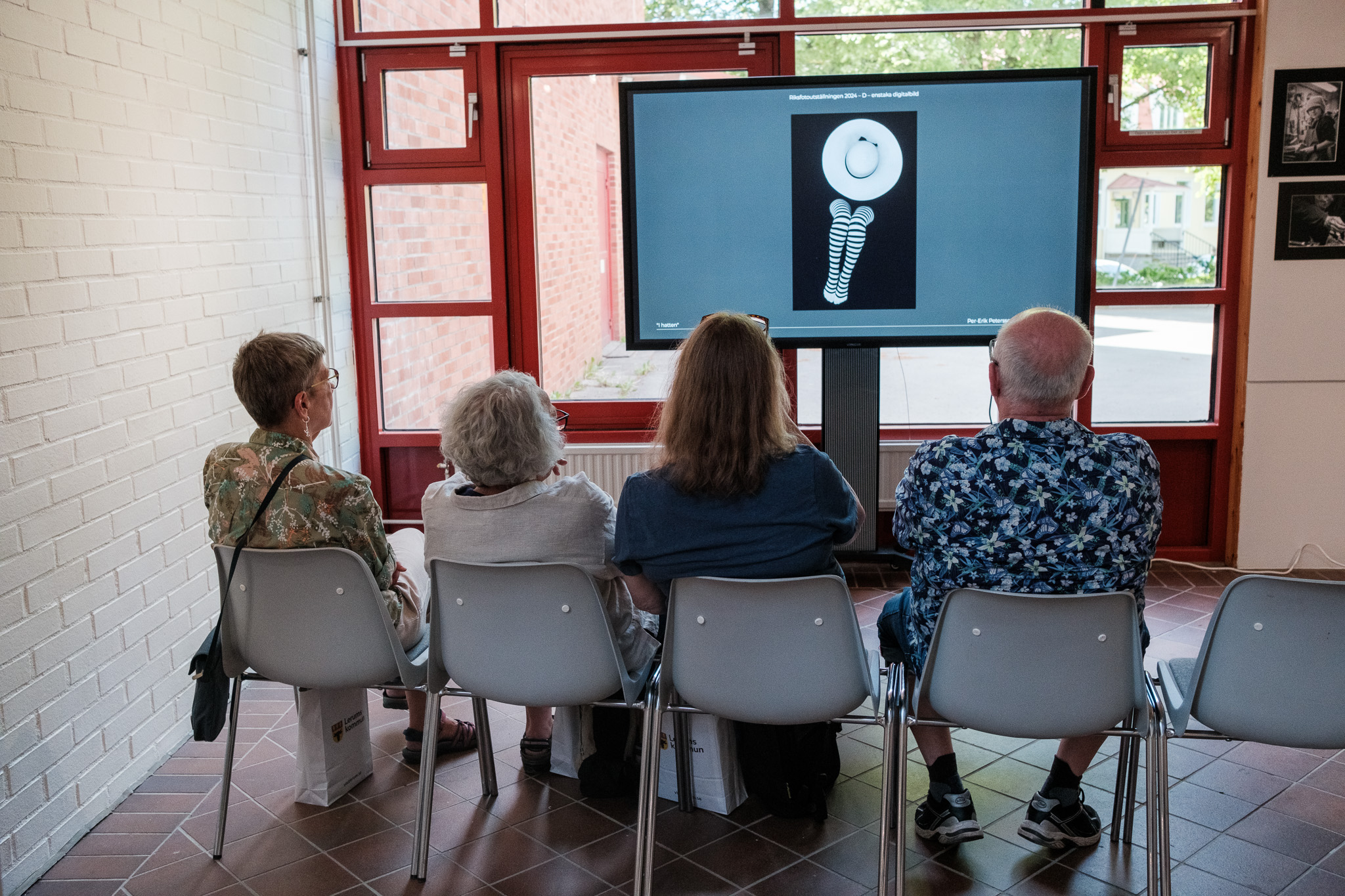 Bildvisning av de digitala klasserna i galleriet